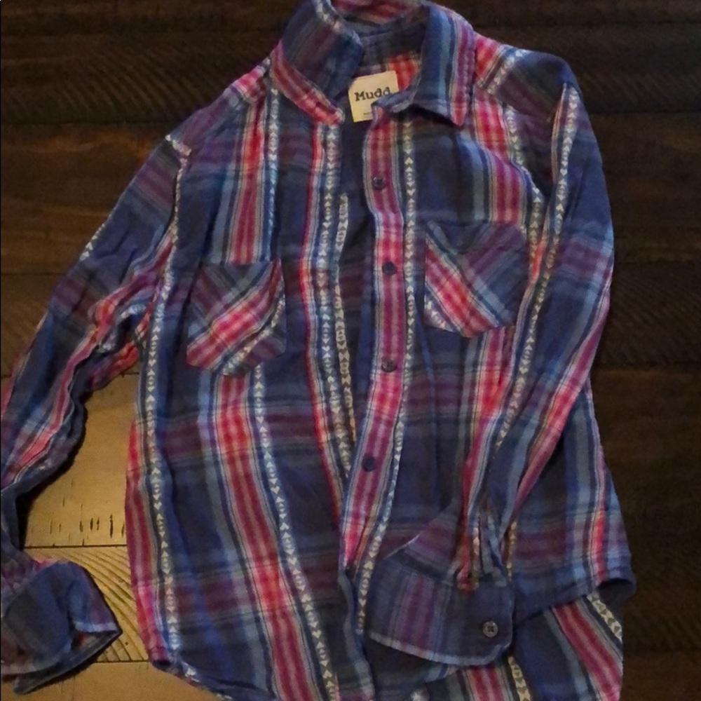 Girls button up